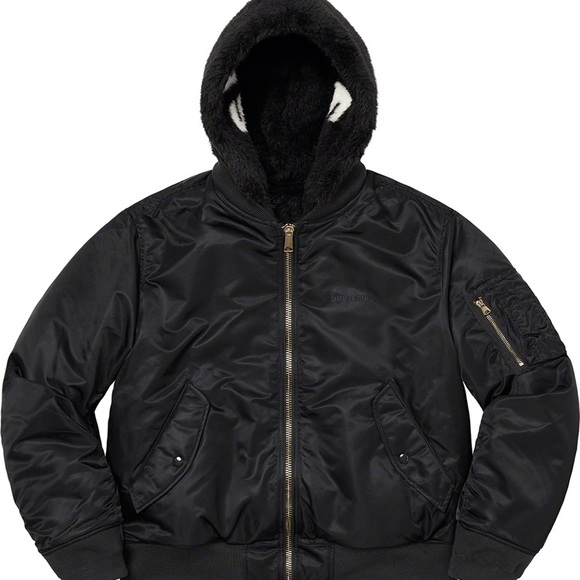 Supreme Faux Fur Reversible MA-1 Jacket - Picture 2 of 2